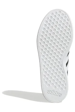 Adidas Grand Court Base 2 Schwarze Sneaker mit weißen 3-Streifen