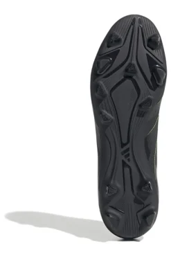 Adidas Predator Club FG/MG Schwarze Fußballschuhe mit Limettendetails