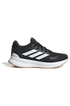Adidas Runfalcon 5 J Schwarze Laufschuhe mit atmungsaktivem Obermaterial