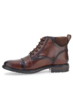Altemberg 2302 Braune hohe Schnürschuhe