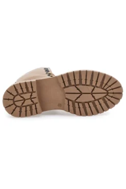 Anfibi Beige In Vera Pelle Pittarello Must Have T60209
