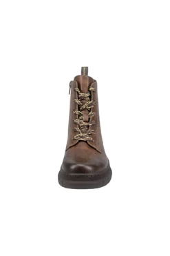 Anfibi marroni caldi con zip e suola carrarmato Bagatt D35ANC355000