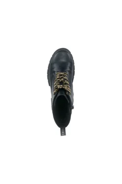 Anfibi neri caldi con zip e suola carrarmato Bagatt D35ANC355000