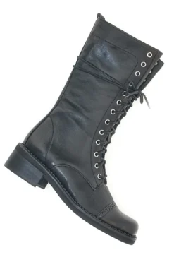 Anfibi Neri con Cerniera Pittarello Must Have 100 da Donna