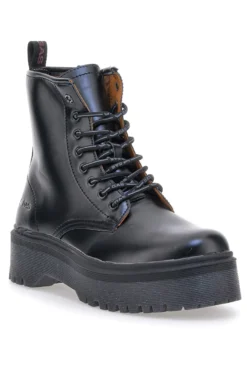 Anfibi Neri Con Flatform Gas Brighton