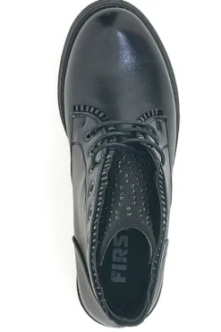 Anfibi Neri con Strass The First 493