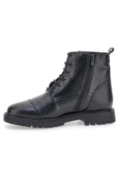 Anfibi Neri in vera pelle con borchie Prima Riga 503