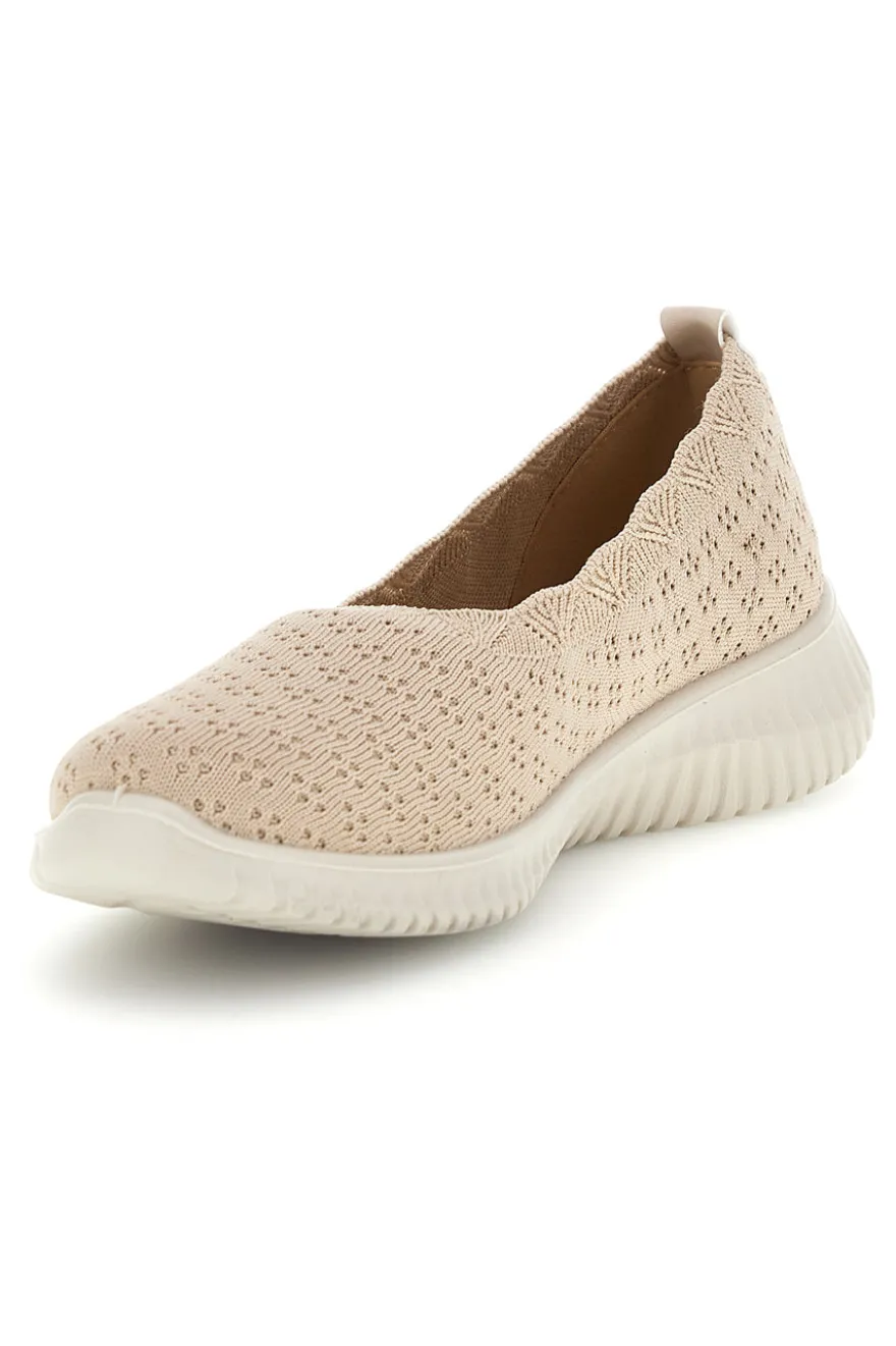 Ballerine beige traforate leggere Mio tempo MINA3063