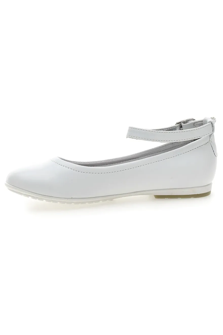 Ballerine Bianche Con Cinturino Laura Biagiotti AG17087