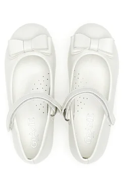 Ballerine Bianche con Cinturino e Fiocco GRAZIE GIRL 39G2509S