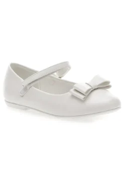 Ballerine Bianche con Cinturino e Fiocco GRAZIE GIRL 39G2509S
