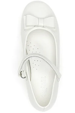 Ballerine Bianche con Cinturino e Fiocco GRAZIE GIRL 39G2509S