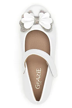 Ballerine Bianche con Fiocco a Fiore GRAZIE GIRL 39G2514S