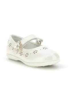 Ballerine Bianche con Fiori Traforati Energy E510