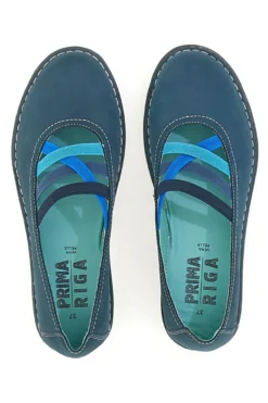 Ballerine Blu Con Elastici Prima Riga 19496FRUIT