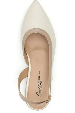 Ballerine Burro e Nude Con Cinturino Slingback Pittarello Couture 6011