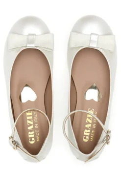 Ballerine con fiocco Grazie 309 Perlate