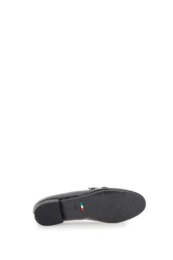 Ballerine in vernice nera a punto e doppio cinturino PITTARELLO GLAM 3690