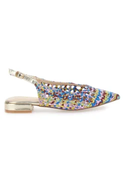Ballerine Multicolor Con Trama Intrecciata First Lady P589