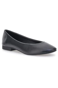 Ballerine nere basic in materie sintetiche The First IDEA06