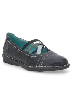 Ballerine Nere Con Elastici Prima Riga 19496FRUIT
