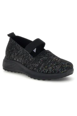 Ballerine nere con fascia elastica Canguro CA1214