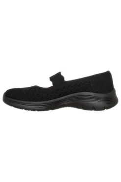 Ballerine nere in maglia Skechers BEDFORD CHEERFUL GLOW
