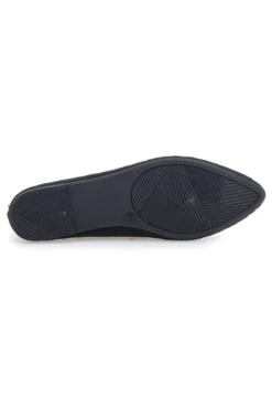 Ballerine nere in tessuto con soletta morbida The First PRE1