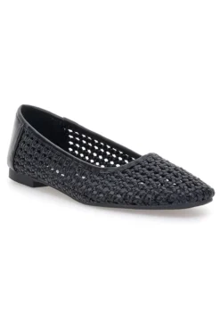 Ballerine nere intrecciate The First IDE11