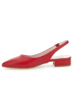 Ballerine Skingback Rosse a Punta PITTARELLO GLAM 18101