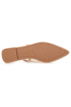 Ballerine slingback Beige Le Havre Paris XQJ52012