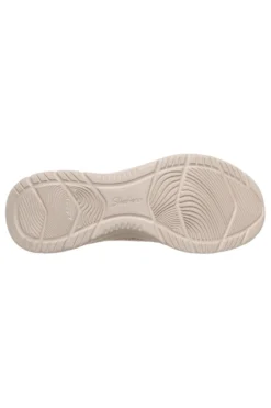 Ballerine taupe in maglia Skechers BEDFORD CHEERFUL GLOW