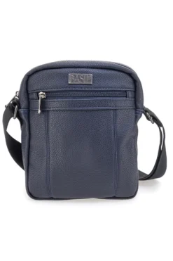 Basile BASILE BA520-1 Schultertasche in Hammerschlagoptik, blau