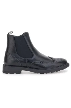 Beatles neri in pelle con lavorazione brogue Jerpoint 9Y1736