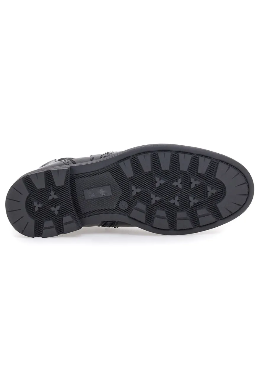 Beatles neri in pelle con lavorazione brogue Jerpoint 9Y1736