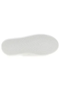 Beige Sneakers mit goldenen Glitzerdetails und Reißverschluss Mariella Burani 51031