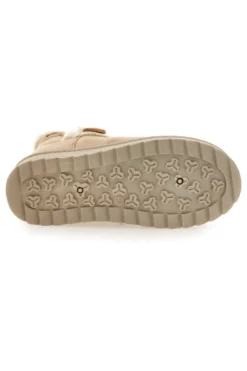 Beige Stiefeletten mit Zierknopf Pittarello Love PK1714A
