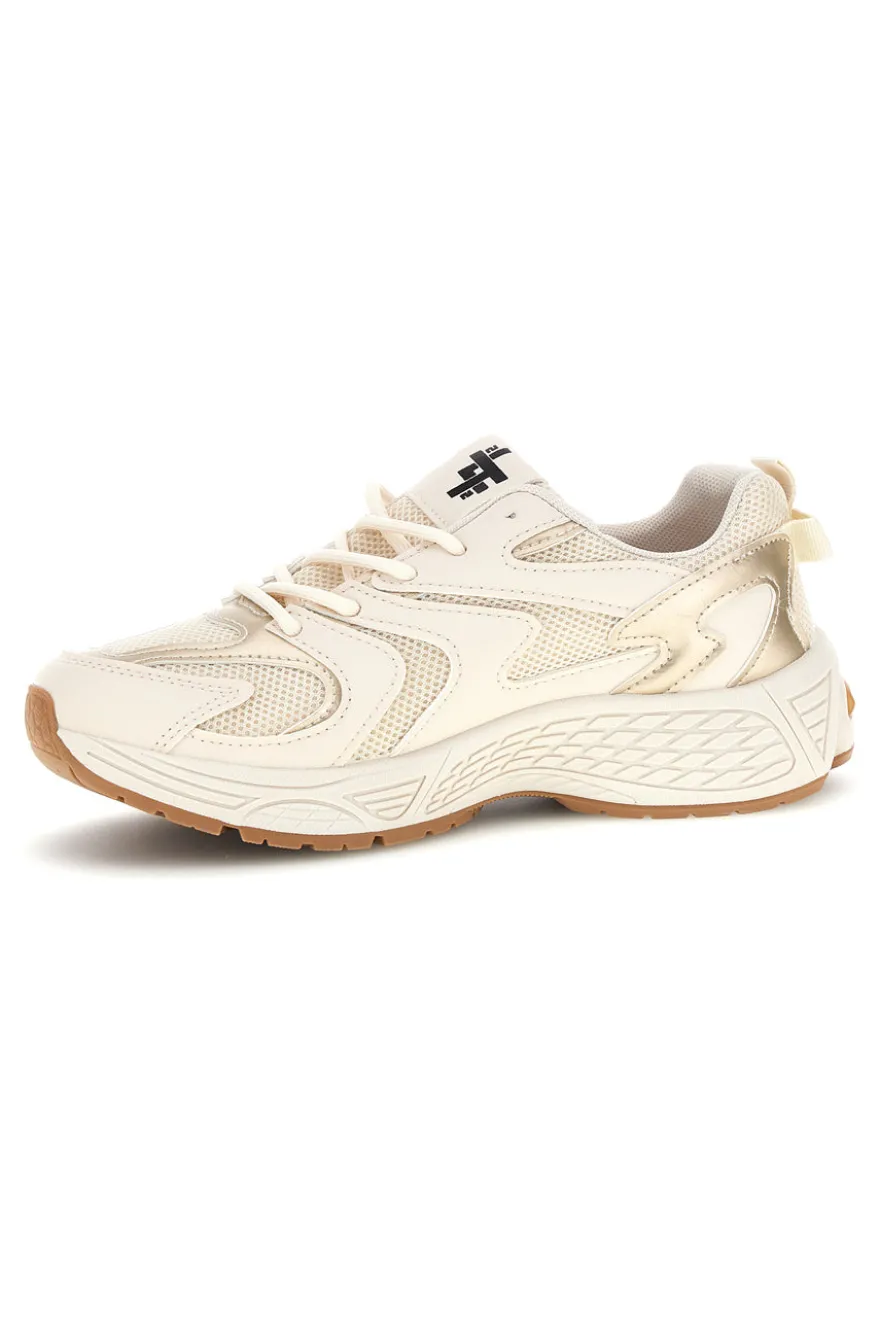Beige Stoff Turnschuhe 2t2l 3BF137375