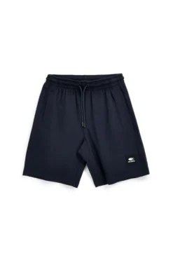 Bermuda blu con stampa laterale e coulisse No limits MABK010S26