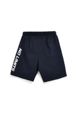 Bermuda blu con stampa laterale e coulisse No limits MABK010S26