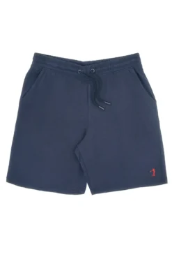 Bermuda blu in cotone con logo ricamato Us golf BE001