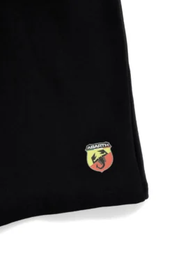 Bermuda nero in cotone con tasche laterali Abarth AH24SS005