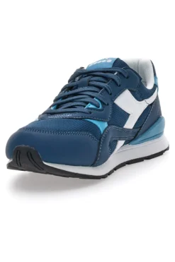 Blaue Sneakers Diadora N.92 GS mit weißen Details