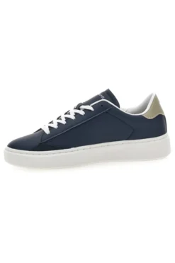 Blaue Sneakers mit beigen Details Gas Leonard Ltx