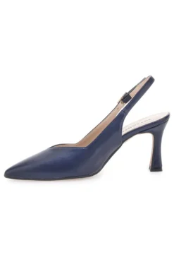 Blaue spitze Slingback-Pumps mit V-Ausschnitt PICTARELLO 149