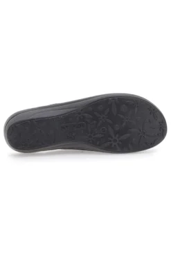Blaue Stoffpantoffeln Made in Italy Fly Flot 5168