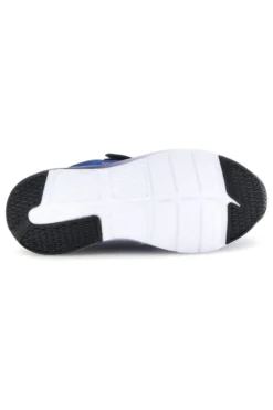 Blaue Turnschuhe mit Riemen und orangefarbenen Einsätzen Fila Crusher V Kids FFK0076