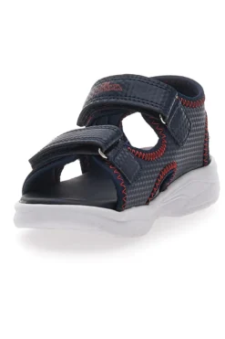 Blaue und rote Sandalen mit Lichtern und verstellbaren Riemen Spiderman M11953M