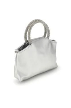 Borsa argento con manico gioiello Nbg SERA/1281