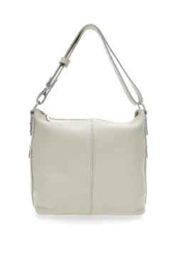 Borsa a spalla bianca in vera pelle New Bag 275